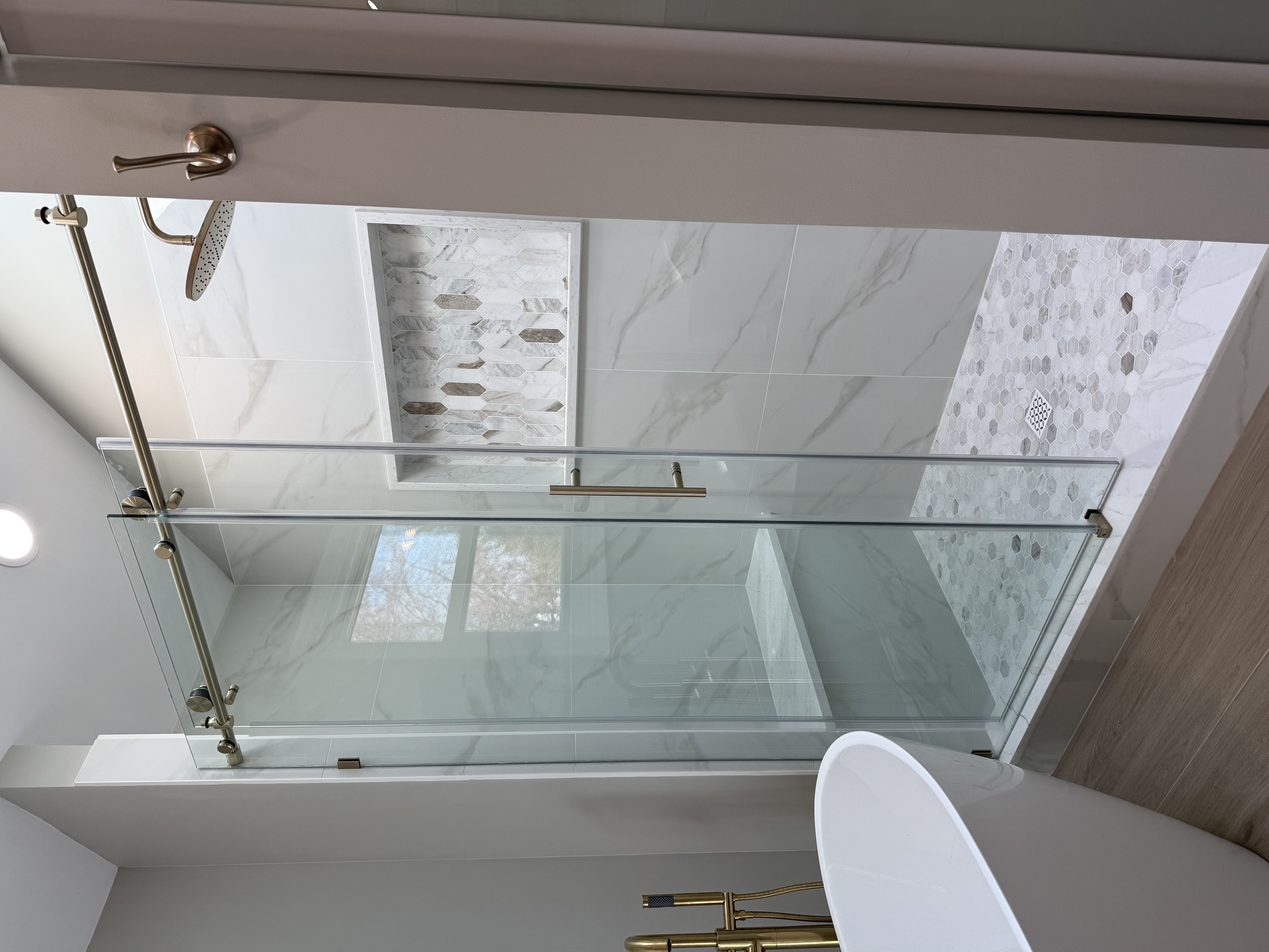 Transitional bathroom remodel in Newtown by B&B Associates Creations — photo 7